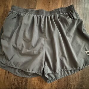 BALEAF Women’s Large Gray Stretch Waist Lined Lightweight Running Shorts